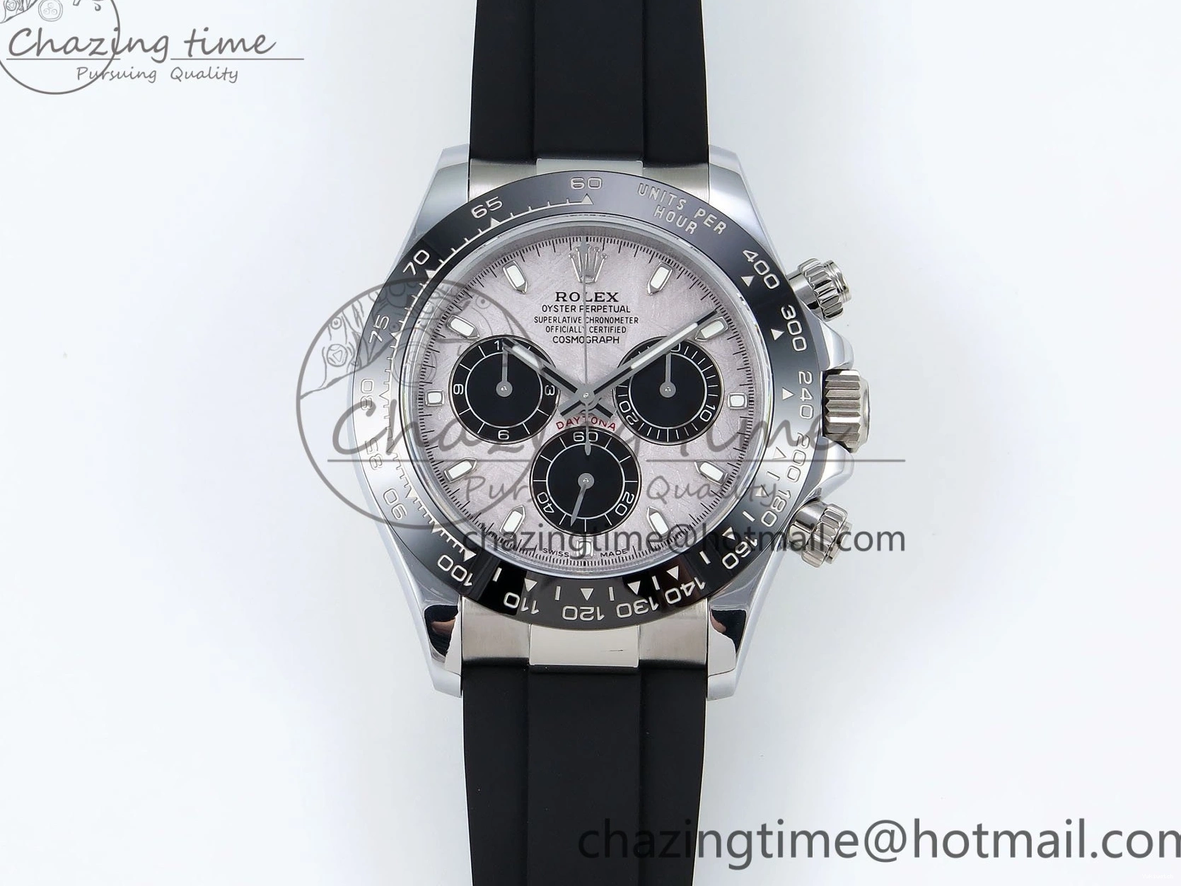 Daytona V3 Dial (Gain on Meteorite Best Strap SH4130 Weight) QF 116519 Edition 1:1 Oysterflex 0218